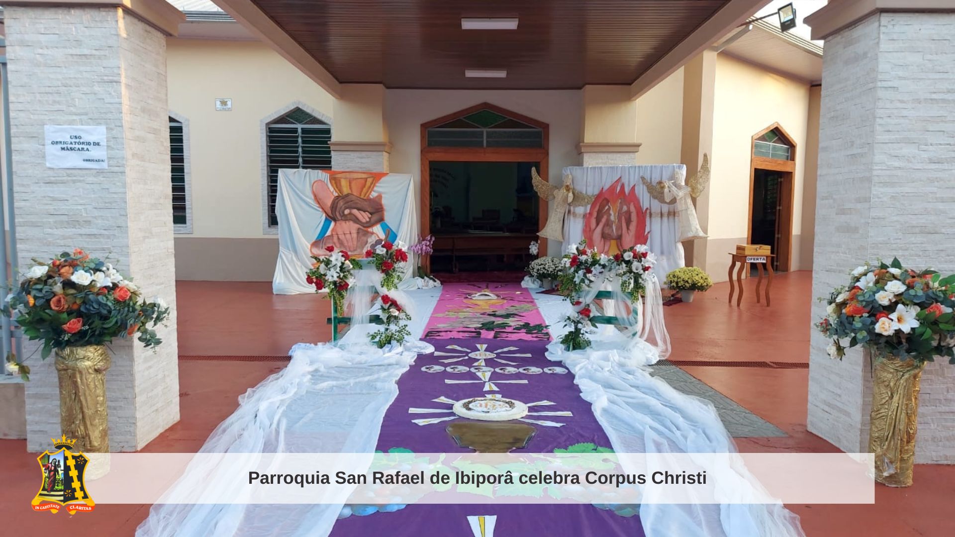 Parroquia San Rafael de Ibiporâ celebra Corpus Christi – Congregación Santa  Marta