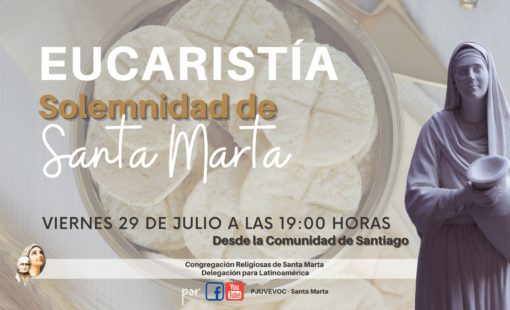 Eucaristía SM - Fiesta a Santa Marta Banner