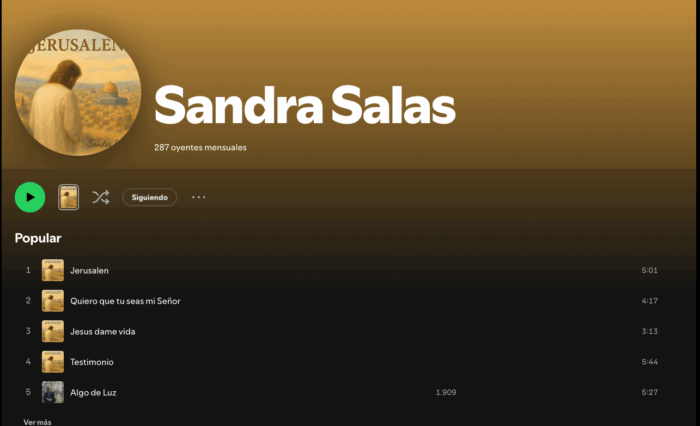 Sandra Salas - Spotify