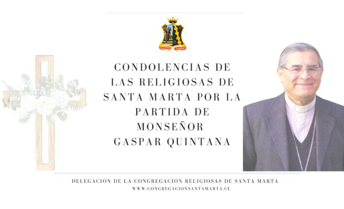 Condolencias Gaspar Quintana - Religiosas de Santa Marta